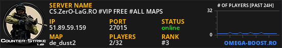 CS.ZerO-LaG.RO #VIP FREE #ALL MAPS